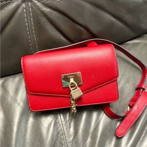 DKNY Bold Red Belt Bag